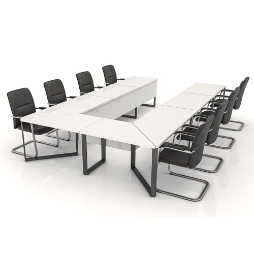میز کنفرانس طرح BC3060 , میز جلسه , میز اداری , مبلمان اداری