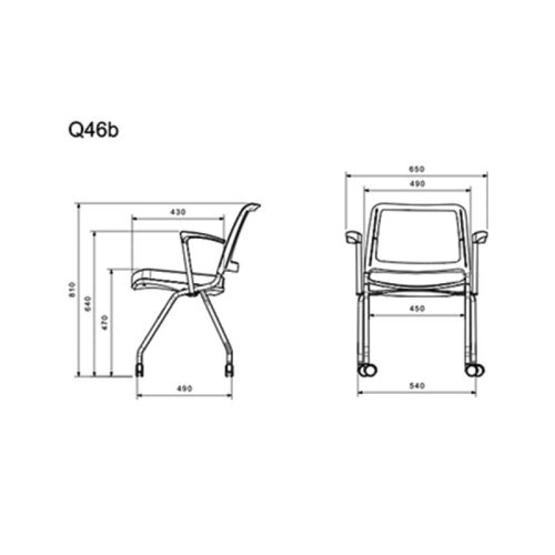 صندلی چهارپایه Q46b, صندلی چهارپایه تاشو,صندلی چهارپایه فلزی,صندلی چهارپایه محکم